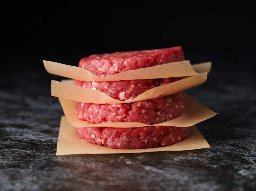 Ingredient for cooking grilled meat - ground meat